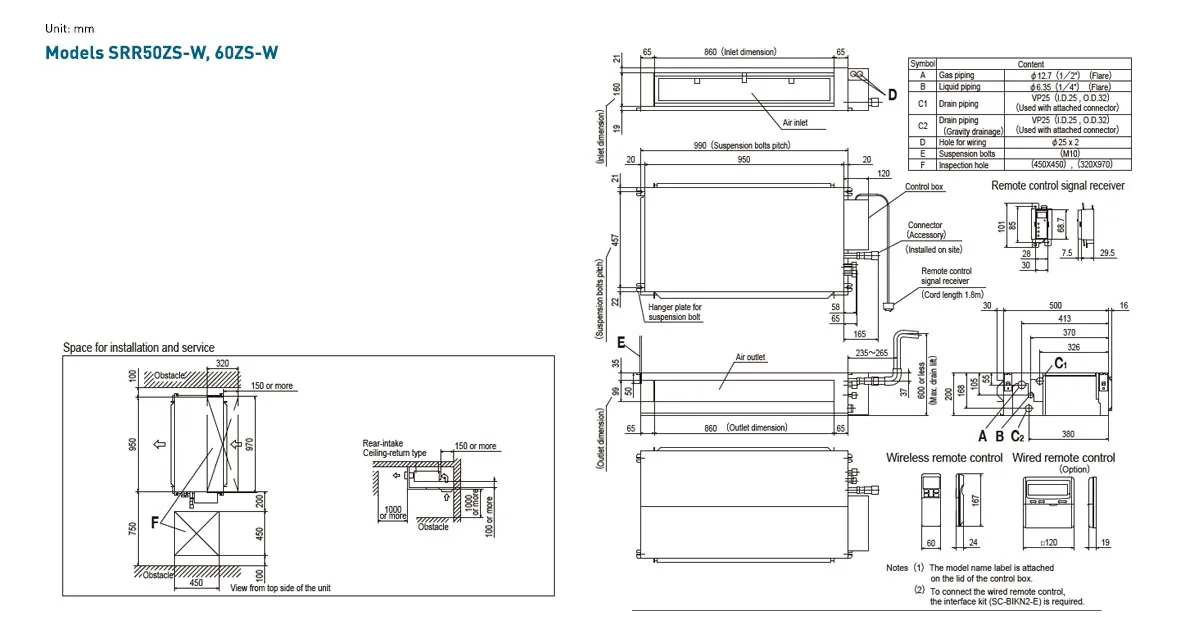 Schema tehnică SRR60ZS-W