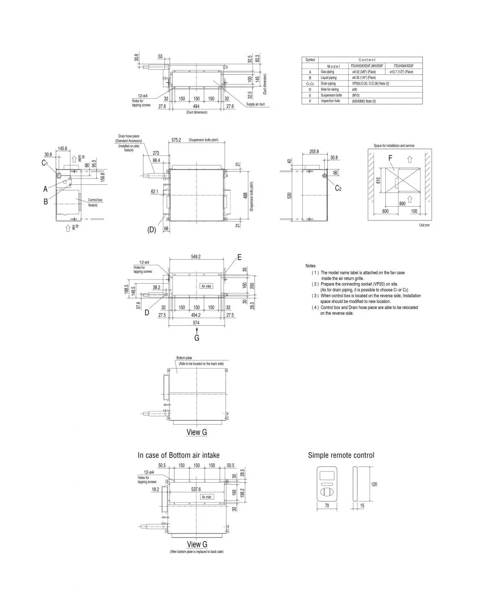Schema tehnică FDUH36KXE6F