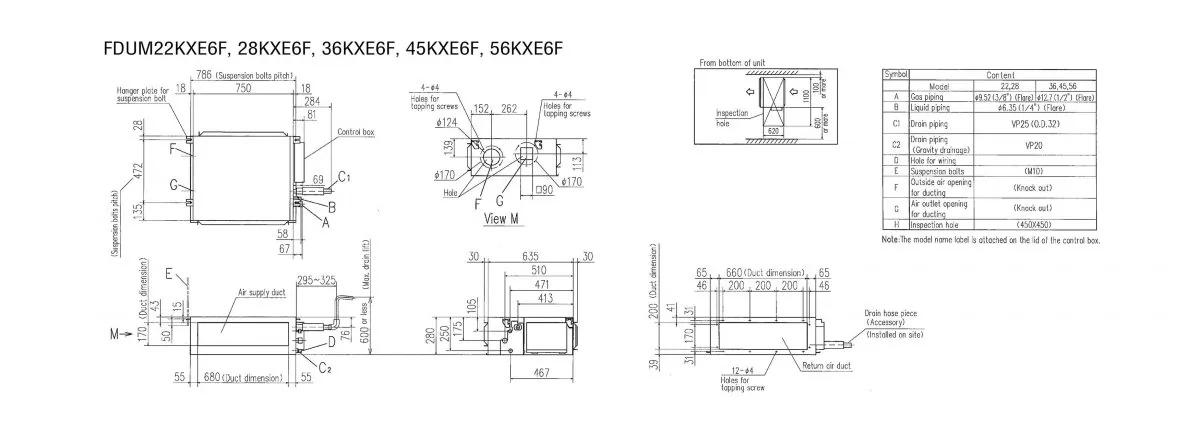 Schema tehnică FDUM56KXE6F
