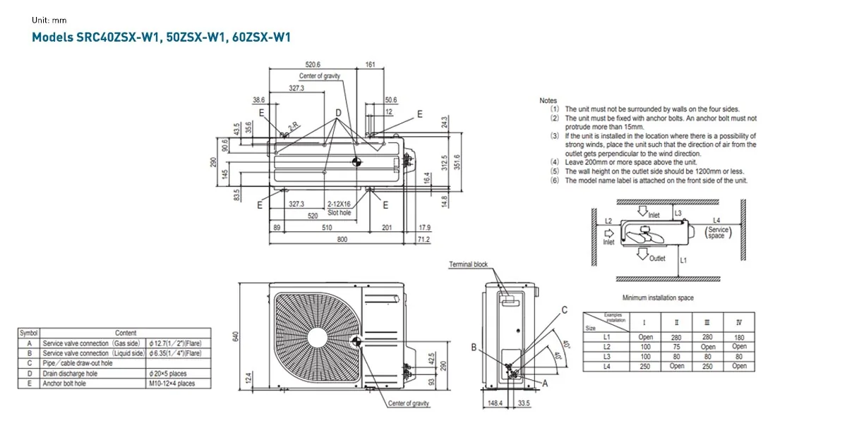 Schema tehnică FDT40ZSXVH