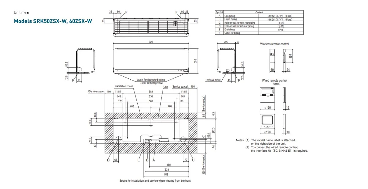 Schema tehnică SRK100VNAWPZSX