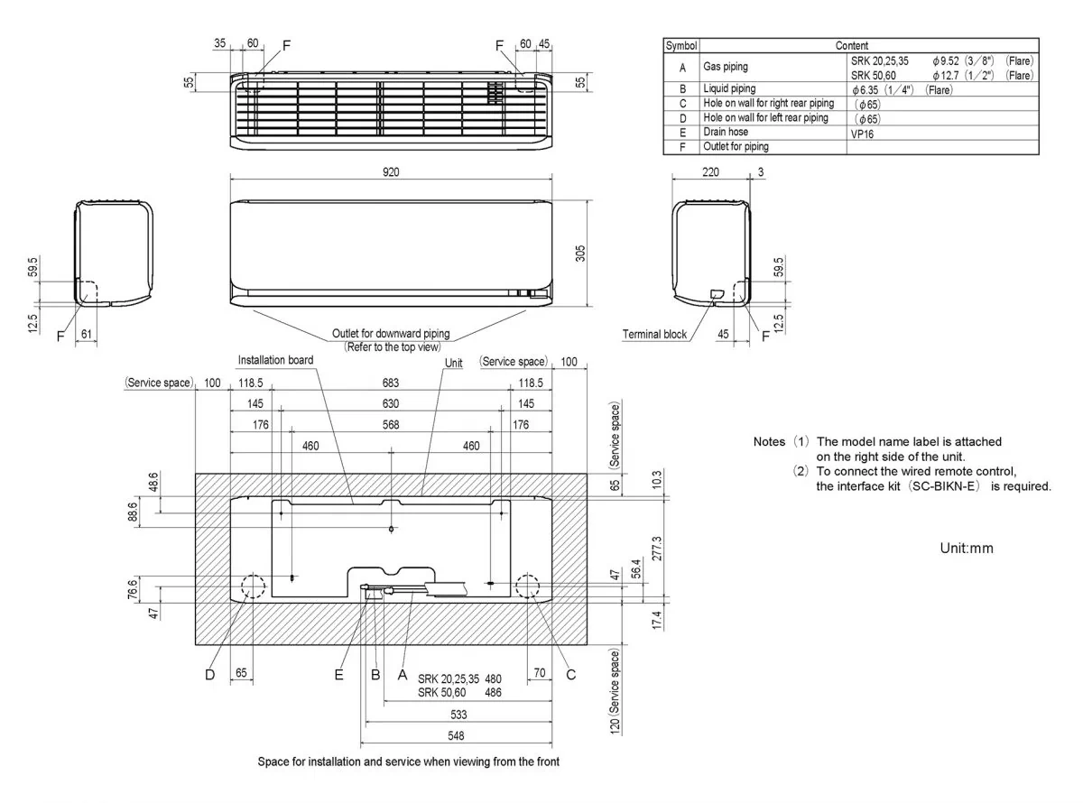 Schema tehnică SRK140VNAWTZSX