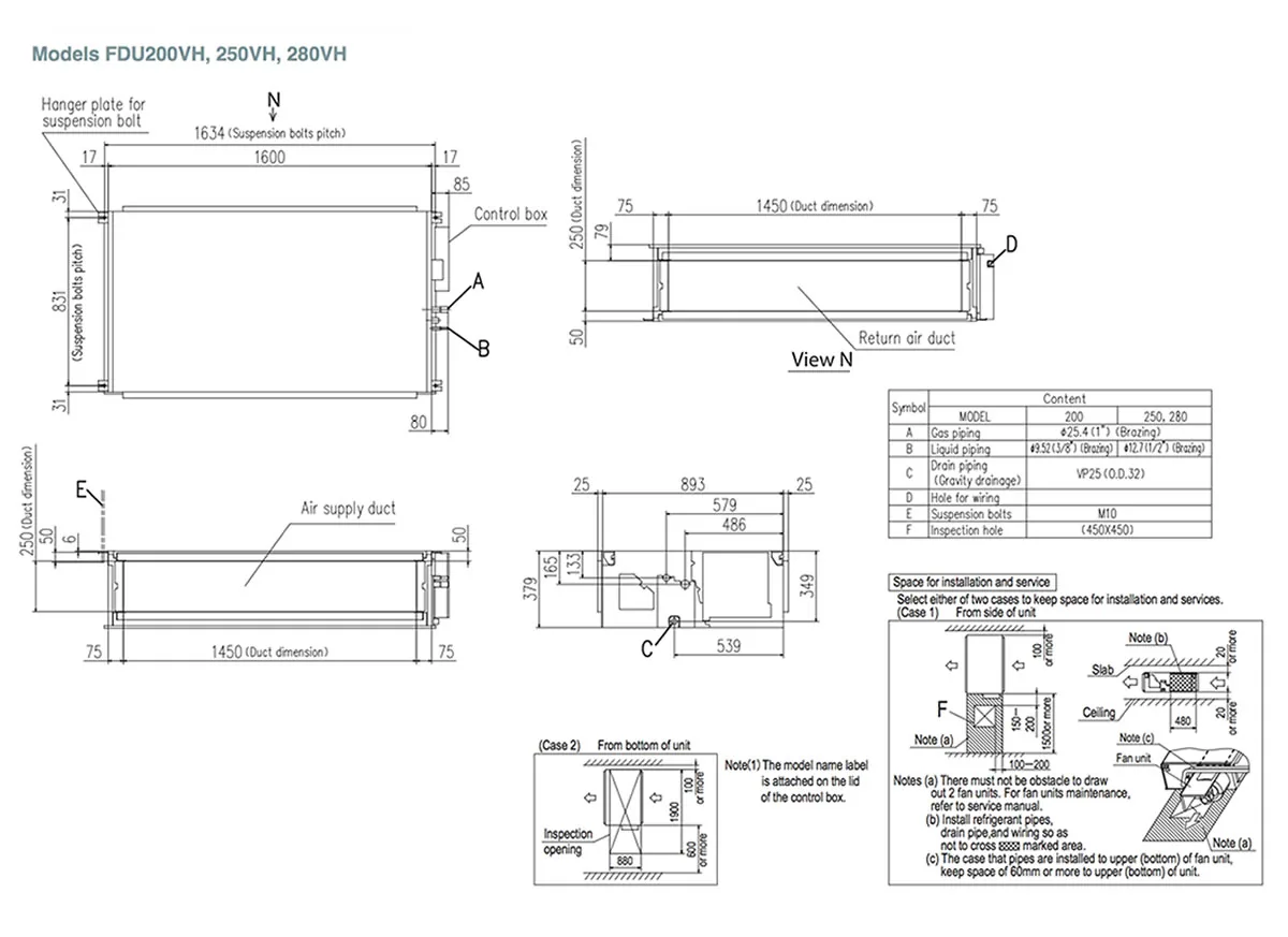 Schema tehnică FDU280VSAWVH